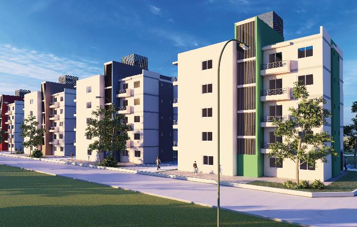 Edificios del desarrollo Barrio Parque