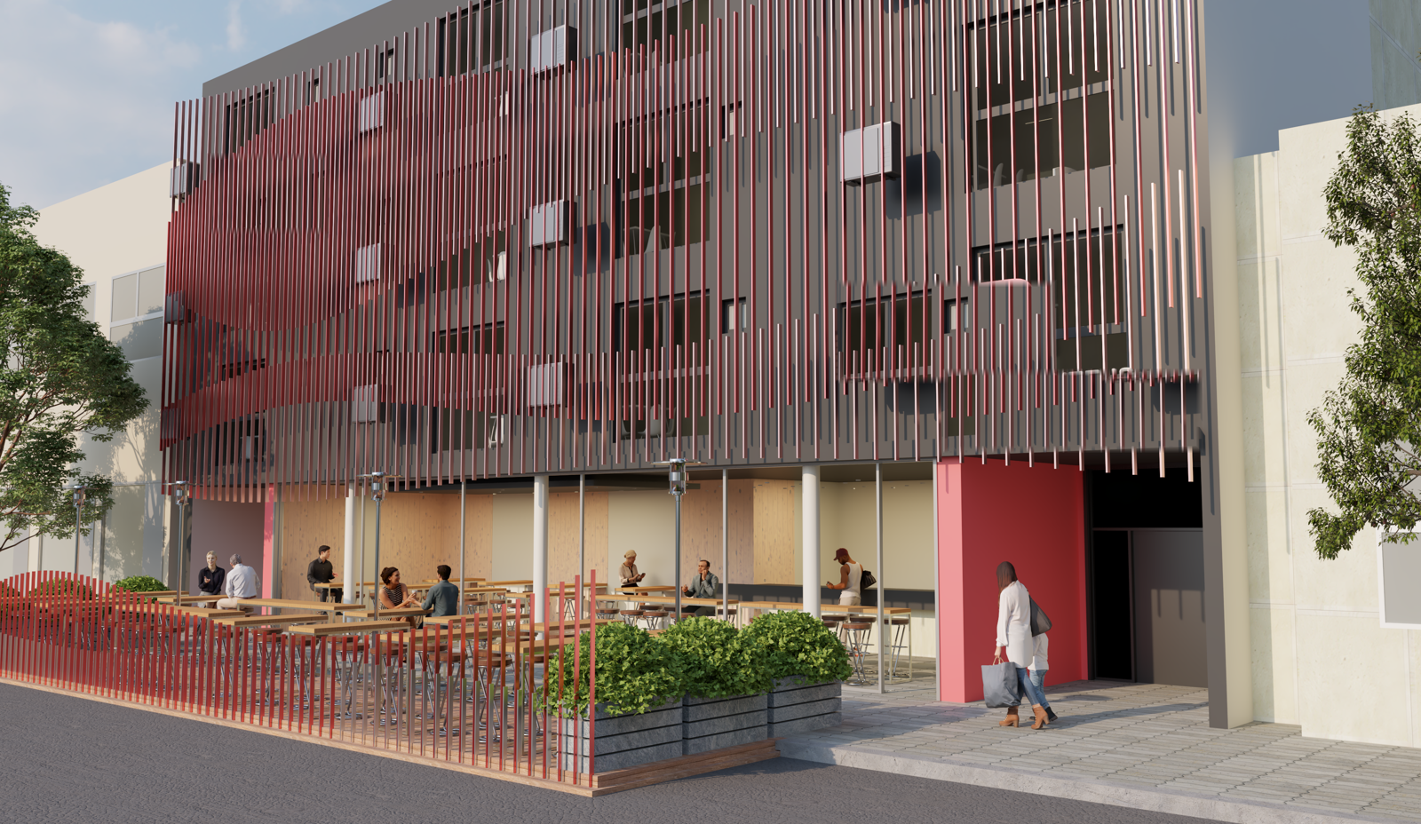 Vista del proyecto Edificio Boulevard